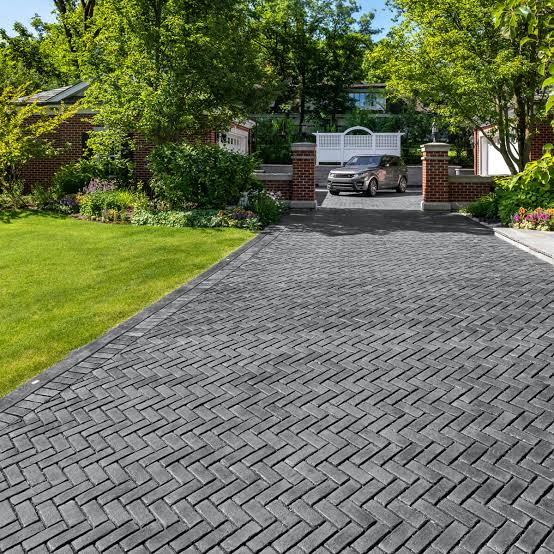 Brick paving